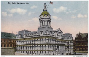 BALTIMORE, Maryland, 1900-1910´s; City Hall