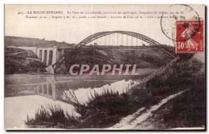 Old Postcard La Roche Bernard Arch Bridge articulates