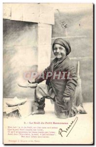 Old Postcard Fun Children Noel Little Chimney Sweep