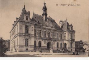 BF11693 l hotel de ville  niort france  front/back image