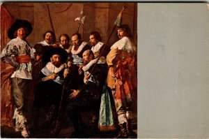 Ausschnitt aus einem Schutzenbilde,Frans Hals Painting BIN