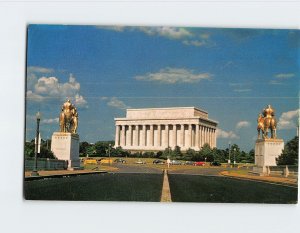 Postcard Lincoln Memorial Washington District of Columbia USA