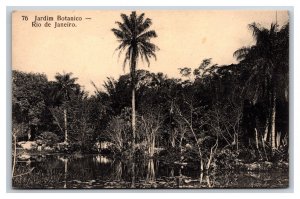 Jardin Botanico Gardens Rio De Janeiro Brazil UNP DB Postcard L17