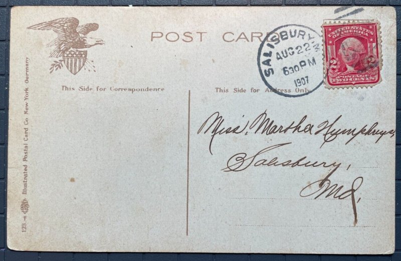 Vintage Postcard 1907 Court House Norfolk Virginia