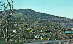 Vintage Postcard Craters Of The Moon National Monument Campground Idaho ID