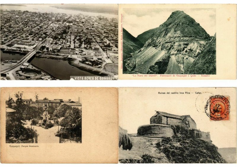 EQUADOR ECUADOR  SOUTH AMERICA 65 Cartes Postales 1900-1970 (L2523)