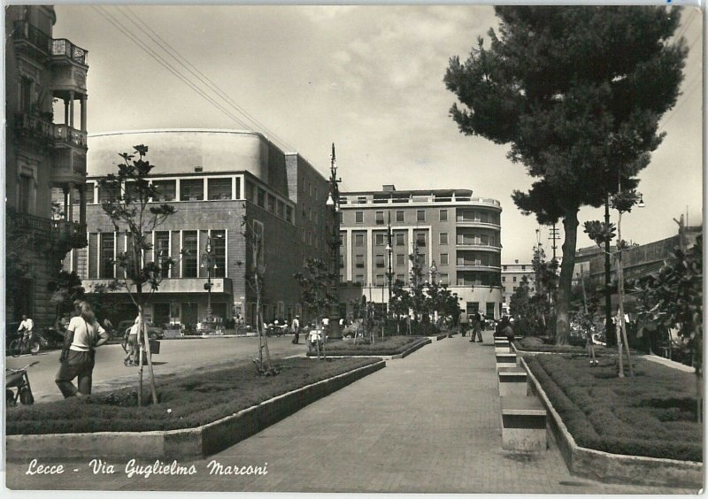 60662 - vintage postcard - LECCE Citta': Via MARCONI-