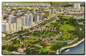 Old Postcard Row Hotel Overlooking Bayfront Park Miami Florida