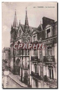 Old Postcard Vannes La Cathedrale