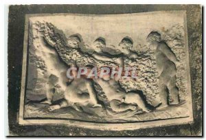 Postcard Modern Champagne Pommery and Greno Reims Young miraudeurs Bas relief...