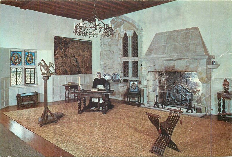 Postcard England Michelham Priory prior's room