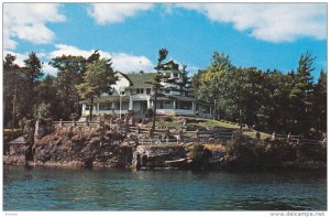 THOUSAND ISLANDS, Ontario, Canada, 1940-1960's; Manitonna Island