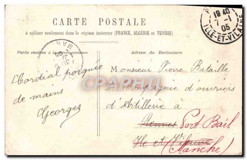 Old Postcard Paris Church of Saint Augustine