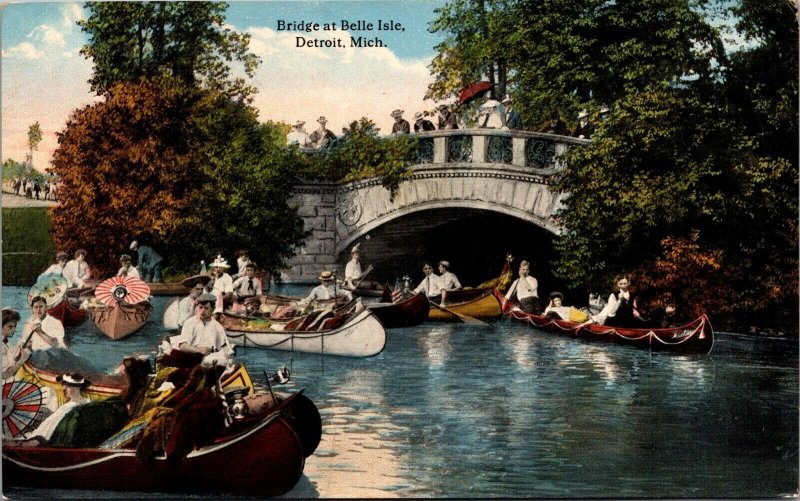 Postcard Bridge at Belle Isle in Detroit, Michigan~3429