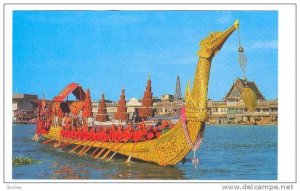 The Royal Barge, Srisurarnahongse Bangkok, Thailand, 40-60s