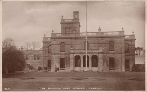 The Mansion Llanelly Old Welsh Postcard