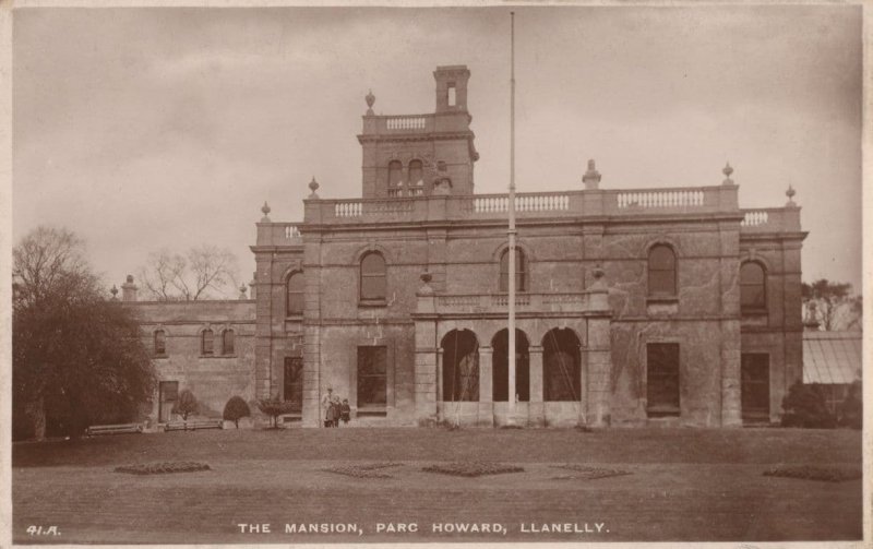 The Mansion Llanelly Old Welsh Postcard