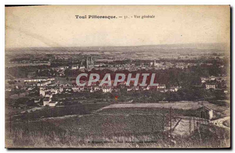 Old Postcard Toul Picturesque general view