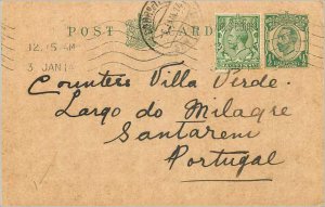 Entier Postal Stationery 1 / 2p for Portugal