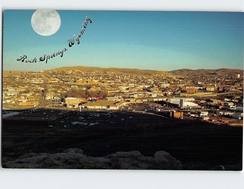 Postcard Rock Springs, Wyoming