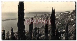 Postcard Moderne Menton Vue Generale Au Fond Cap Martin