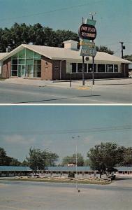 Sioux City Nebraska 1960s Postcard Park Plaza Motel Iowa