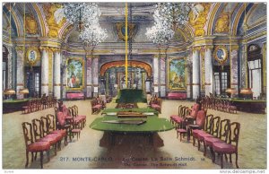 Interior- The Casino, The Schmidt Hall, Monte-Carlo, Monaco, 1900-1910s