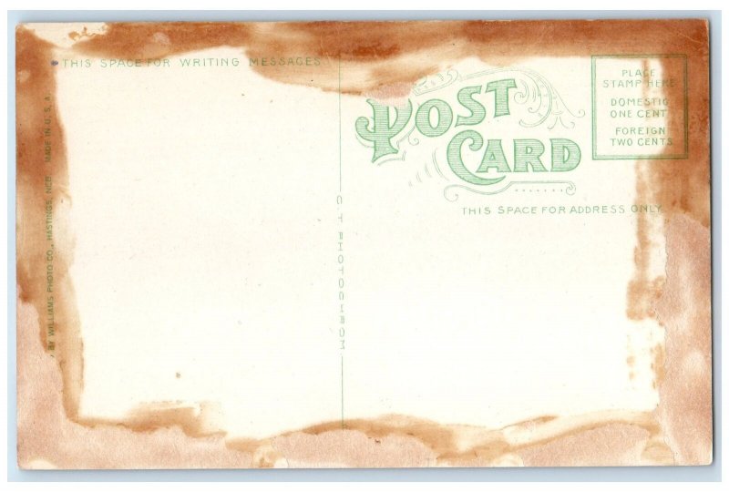 c1910's Madgett Block Exterior Roadside Hastings Nebraska NE Unposted Postcard