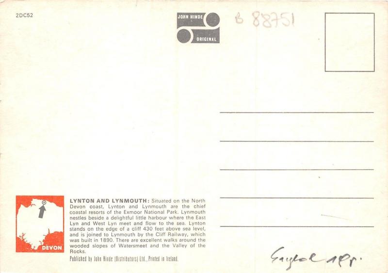 B88751 valley of rocks lynton devon   uk