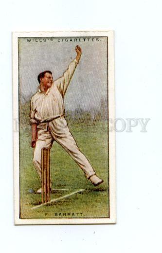 166950 Fred BARRATT played first-class cricket CIGARETTE card