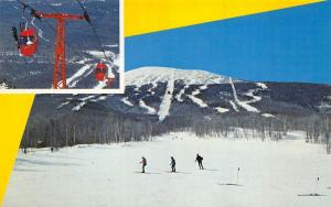 Kingfield ME Sugarloaf Mountain Skiing Advertising Postcard