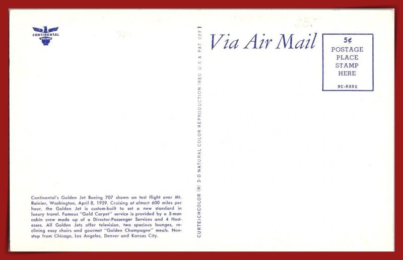 Golden Jet Boeing 707 - [MX-1191]