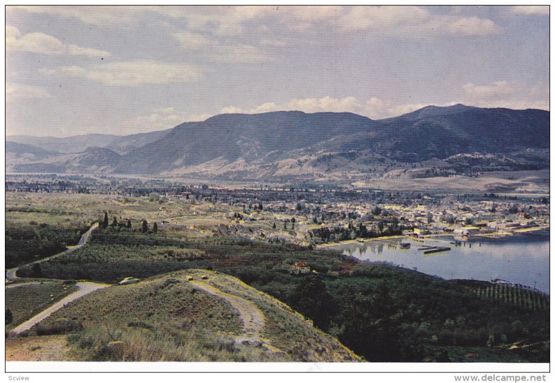 View from the Lookout , PENTICTON , B.C. , Canada , 40-60s