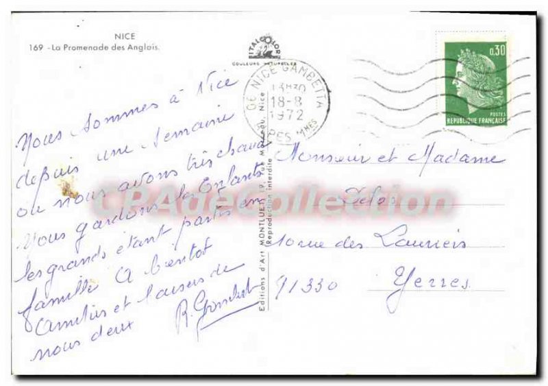 Postcard Modern Nice Promenade des Anglais