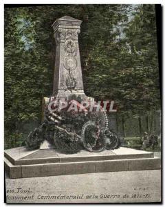 Old Postcard Toul Commemorative Monument of the War of 1870 1871 Militaria