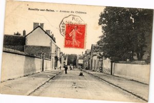 CPA ROMILLY-sur-SEINE - Avenue du Chateau (179143)