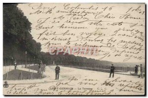 Old Postcard Saint Germain La Terrasse