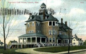 highland Club House - Lowell, Massachusetts MA