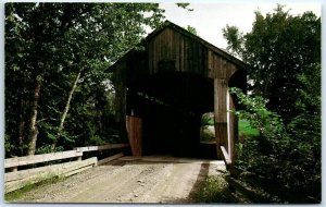 Old Covered Bridge, Between Belvidere Corners & Cambridge Junction, Vermont, USA