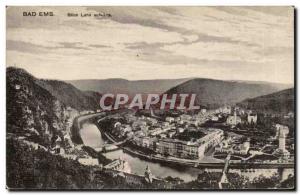 Old Postcard Blick Bad Ems Lahn aufwarte