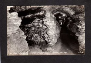 MO Mark Twain Cave Caverns Hannibal Missouri Real Photo RPPC Postcard