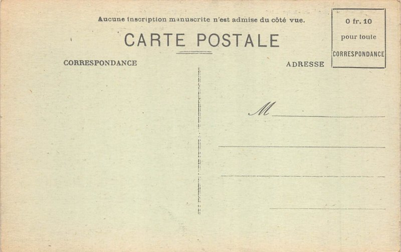 France Cote Basque St Jean de Luz Chateau de Lohobiague vintage postcard