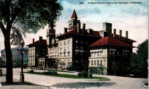 Colorado Springs, Colorado - Stay at the Antlers Hotel - in 1919