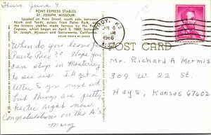 Postcard HOUSE SCENE St. Joseph Missouri MO AN1338