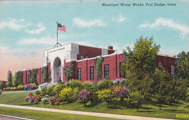 Iowa Fort Dodge Municipal Water Works Curteich