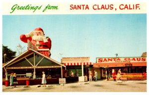 GREETINGS from California  Santa Claus California