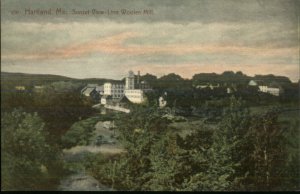 Hartland ME Linn Woolen Mill c1910 Postcard