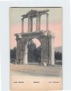 Postcard Hadrian's Arch, Athens, Greece