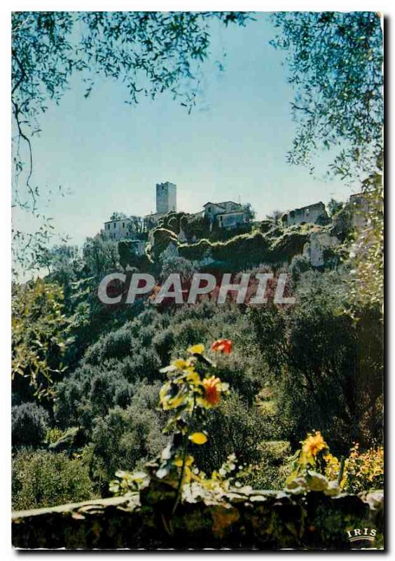 Postcard Modern Tourrette Levens Am Old Village and Tower