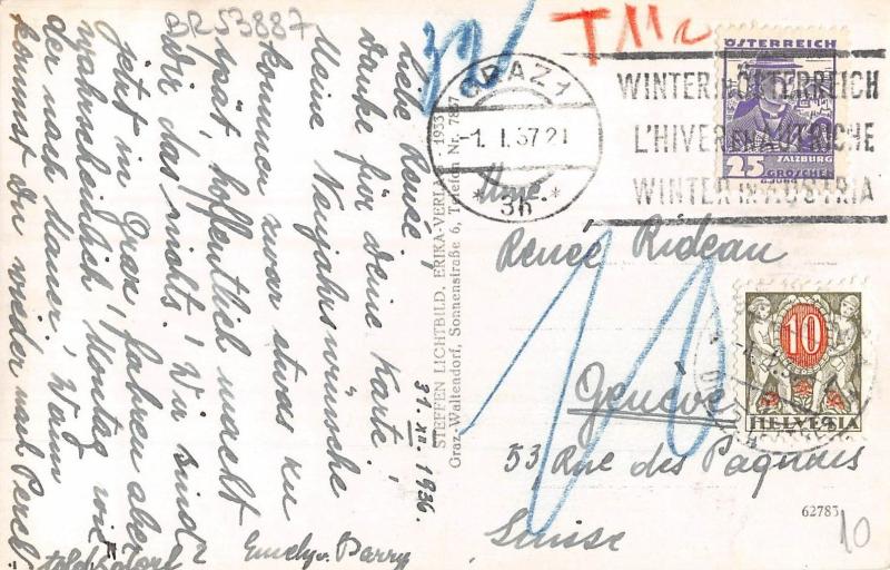 BR53887 Graz im schenee im Stadtpark      Austria